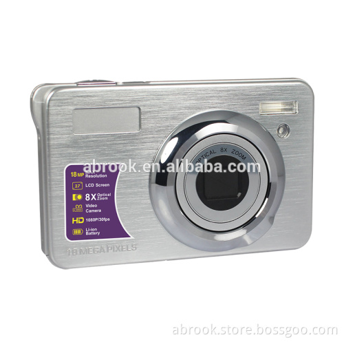 18 Megapixels 8x optical zoom digital photo camera professional made in china